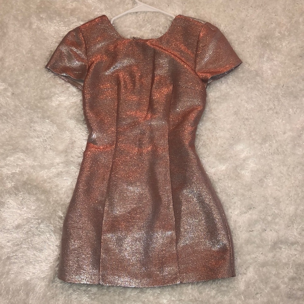Sparkly light pink Express dress